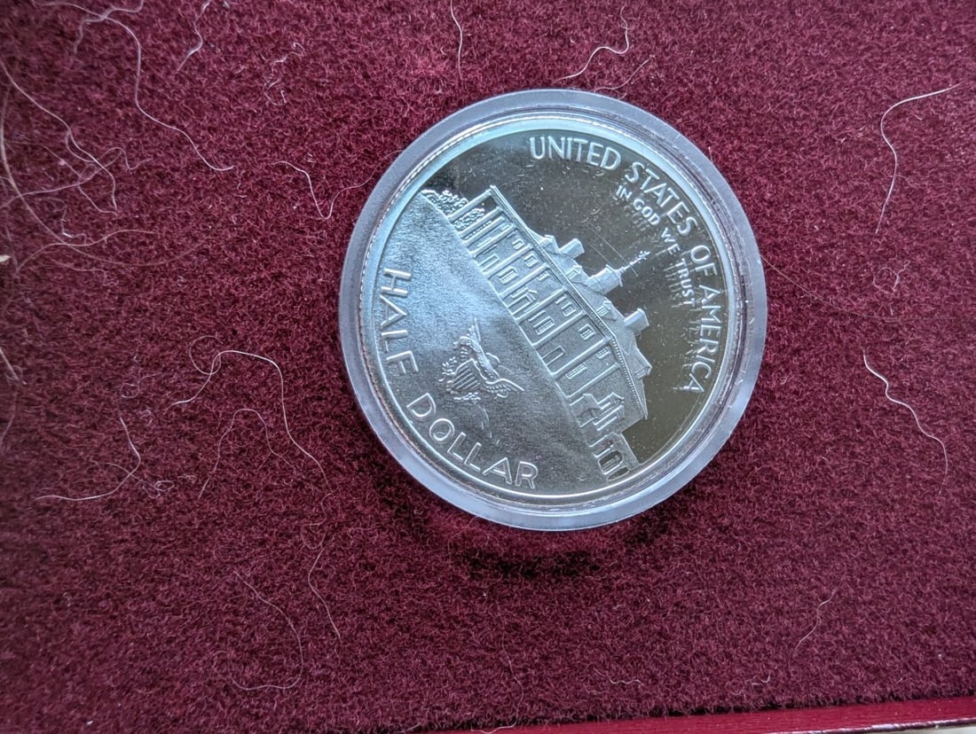 1982-S George Washington 250th Anniversary Silver Commemorative Half Dollar Proof - 3