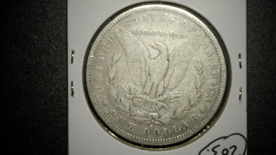 1879-S Morgan Silver Dollar - Fine Grade by George T. Morgan - 2