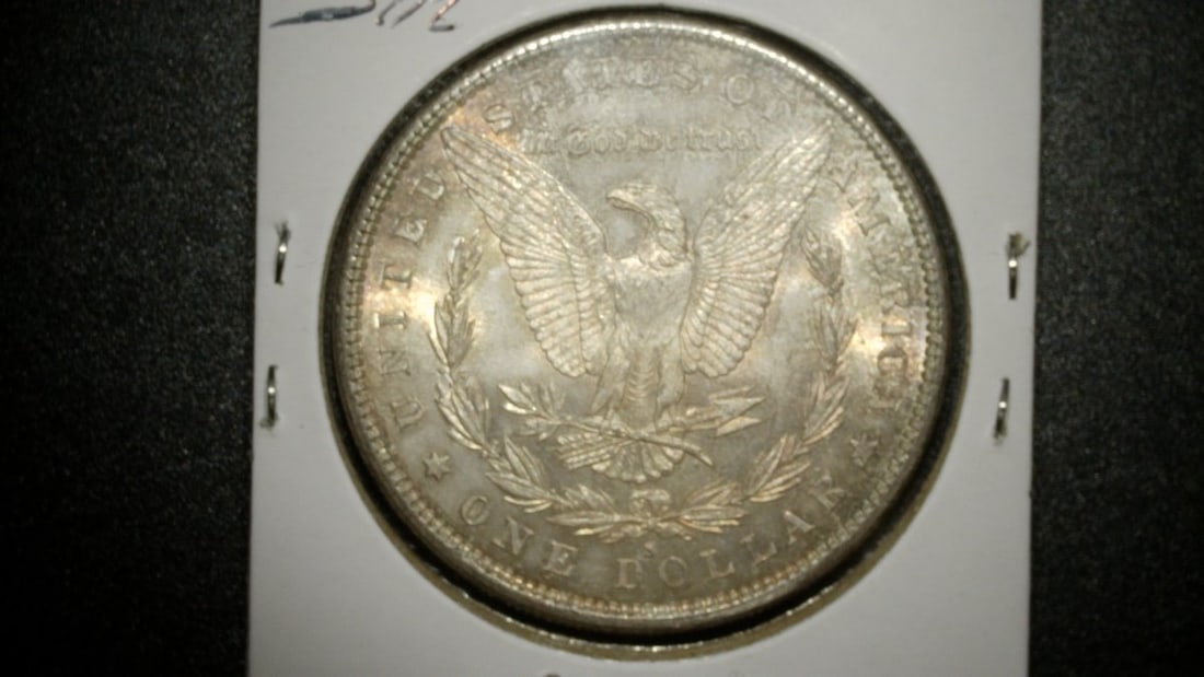 1881-S Morgan Silver Dollar Uncirculated by George T. Morgan San Francisco Mint - 2