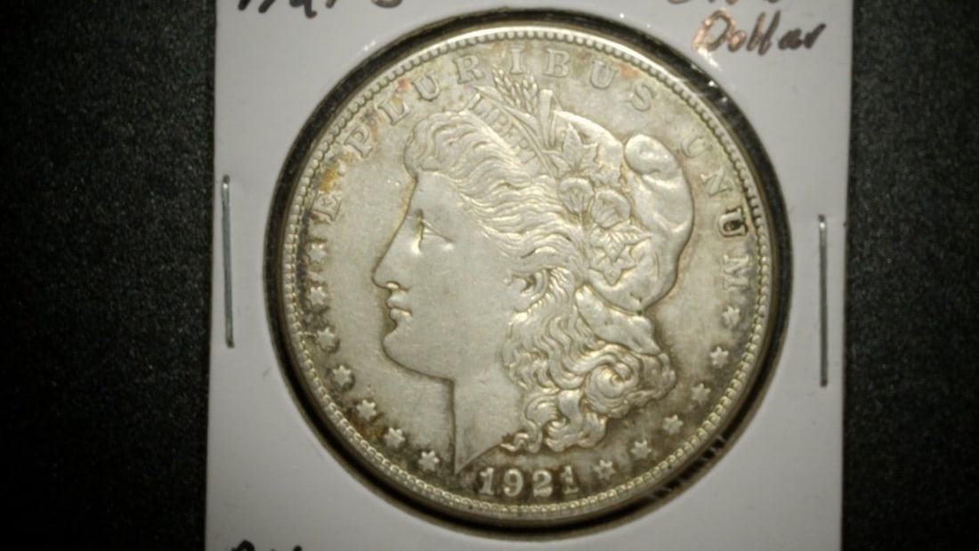 1921 Morgan Silver Dollars Collection by George T. Morgan - Uncirculated, Fine & A.U. Coins - 3