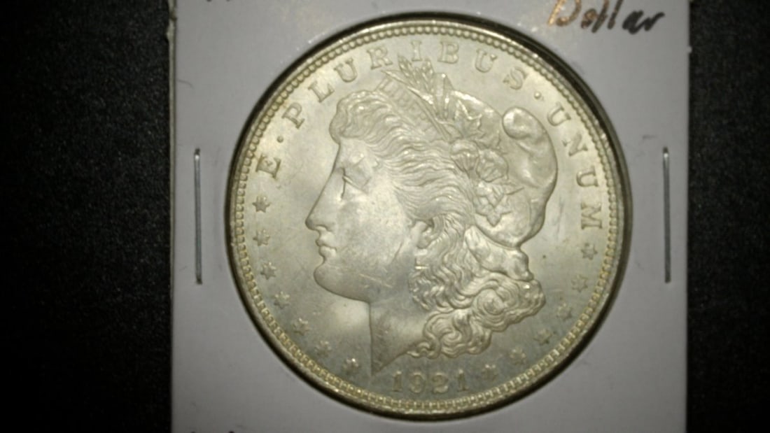 1921-P Morgan Silver Dollar Collection - Uncirculated & Mint State Coins - George T. Morgan - 3