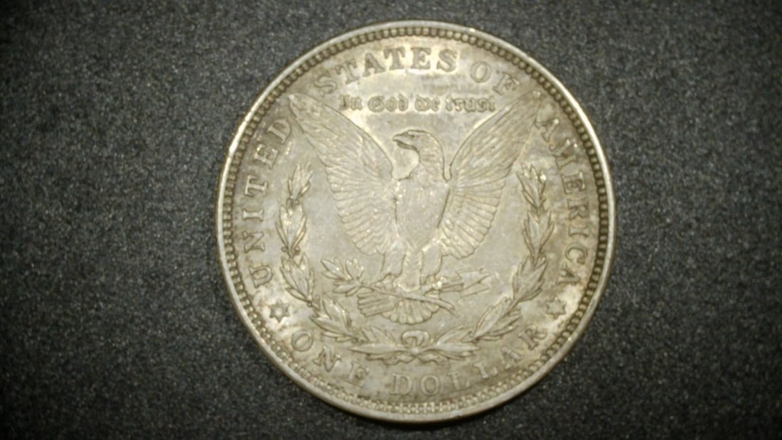 Lot of 5 1921-P Morgan Silver Dollars Fine to Extra Fine George T. Morgan - 4