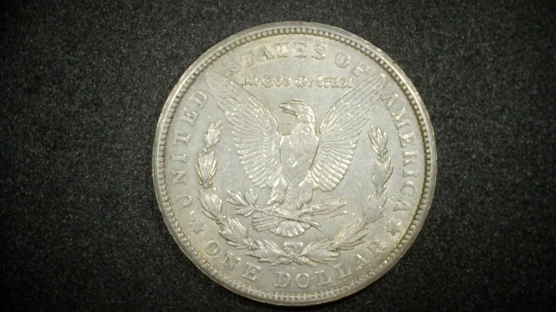 Lot of 5 1921-P Morgan Silver Dollars Fine to Extra Fine George T. Morgan - 6