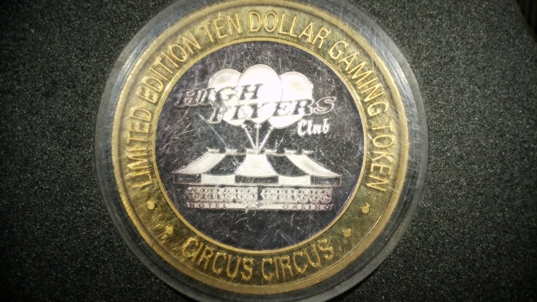 Collection of 7 Casino Gaming Tokens .999 Fine Silver - Limited Editions Included - 2