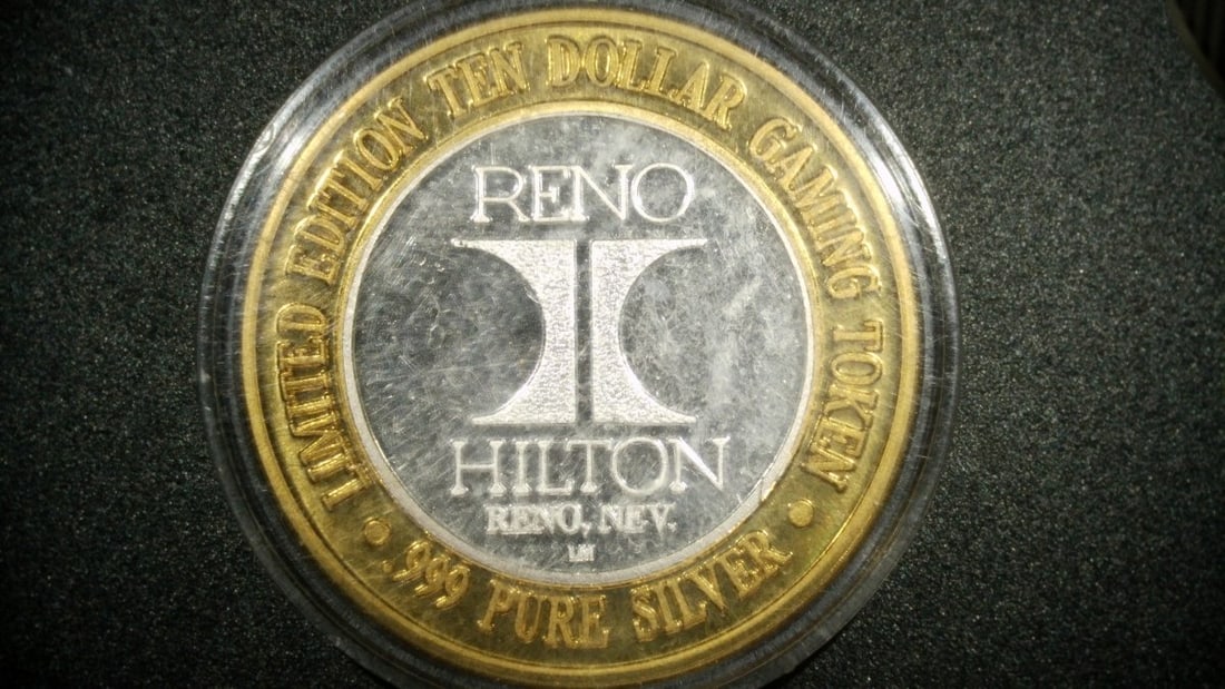 Collection of 7 Casino Gaming Tokens .999 Fine Silver - Limited Editions Included - 4