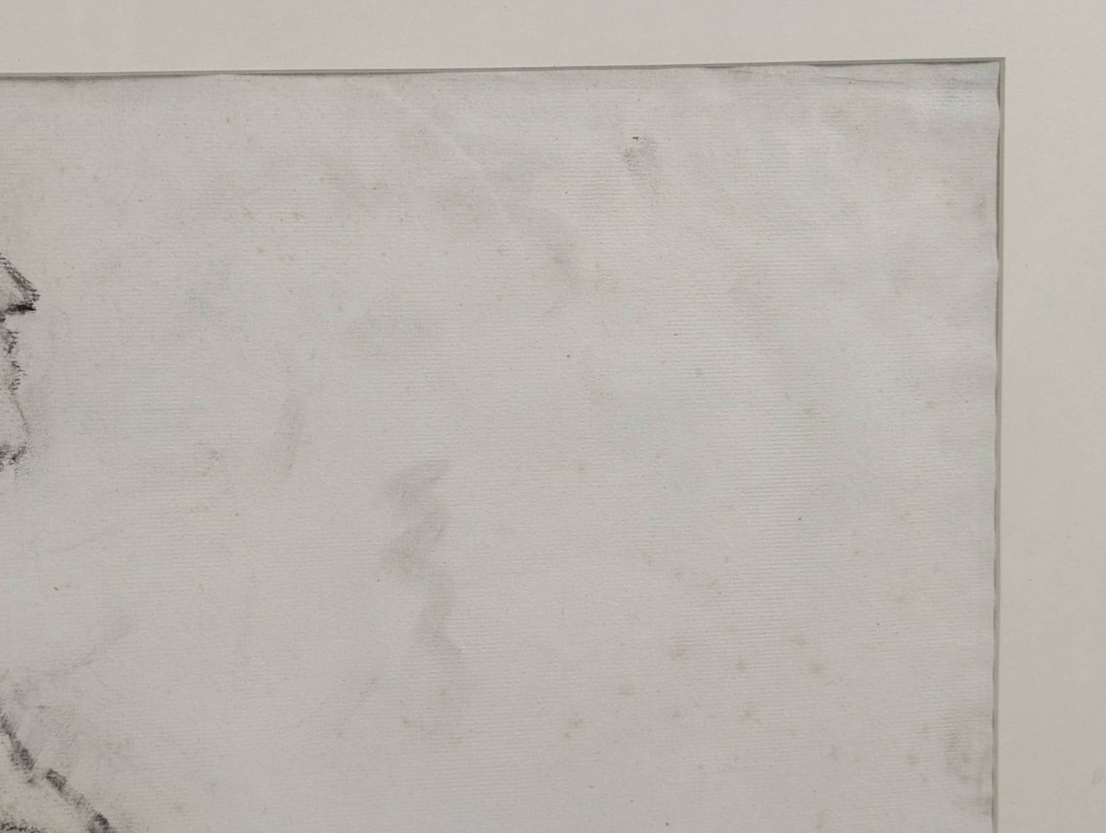 Charcoal on Paper by Thomas Pollock Anshutz Depicting a Crouching Male Figure - 5