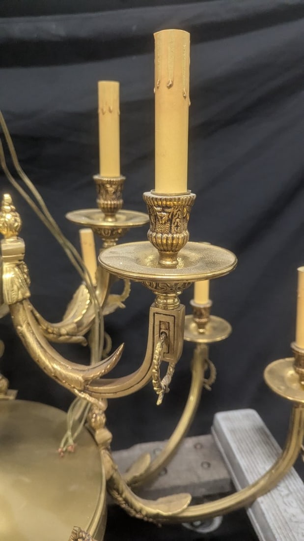 Majestic Empire Style 18-Arm Brass Chandelier Statement Lighting Fixture - 5