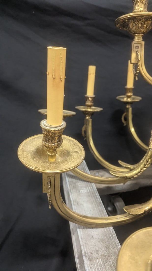 Majestic Empire Style 18-Arm Brass Chandelier Statement Lighting Fixture - 6