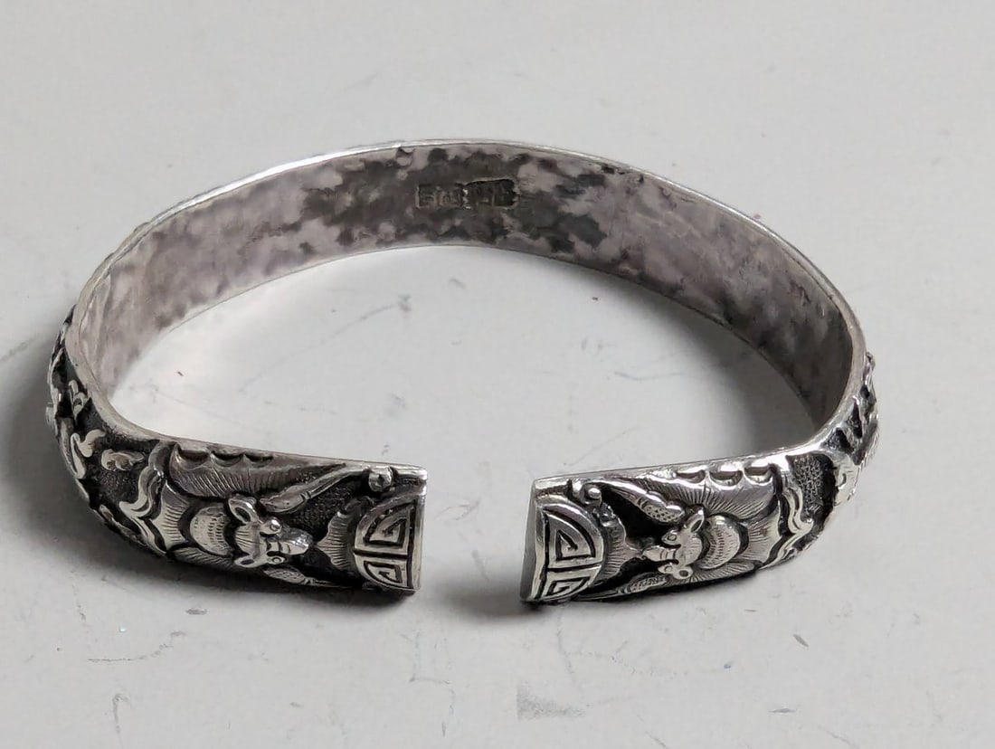Vintage Georg Jensen Sterling Silver Brooch & Other Antique Jewelry Collection - 12