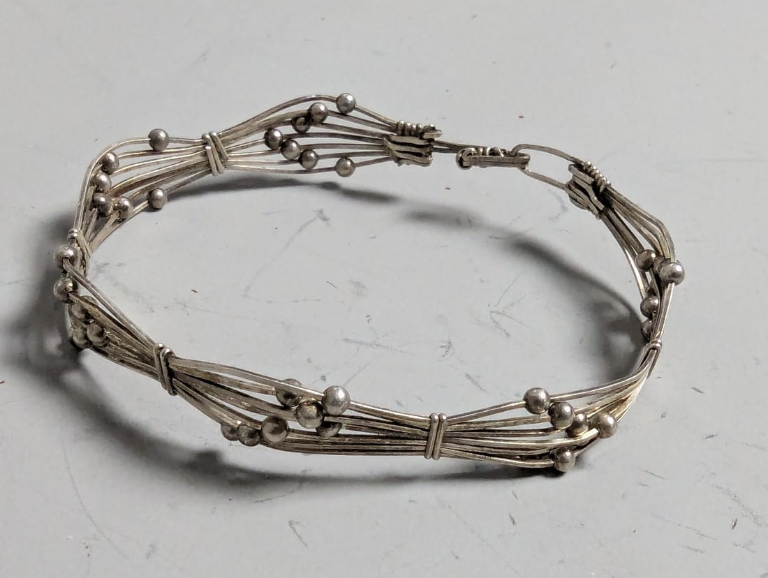 Vintage Georg Jensen Sterling Silver Brooch & Other Antique Jewelry Collection - 13