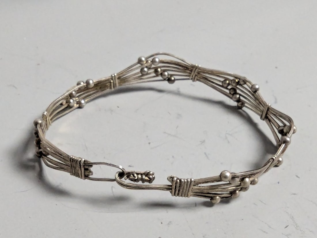 Vintage Georg Jensen Sterling Silver Brooch & Other Antique Jewelry Collection - 14