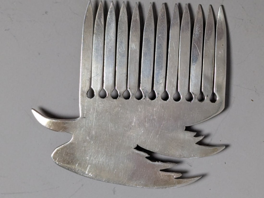 Vintage Georg Jensen Sterling Silver Brooch & Other Antique Jewelry Collection - 9