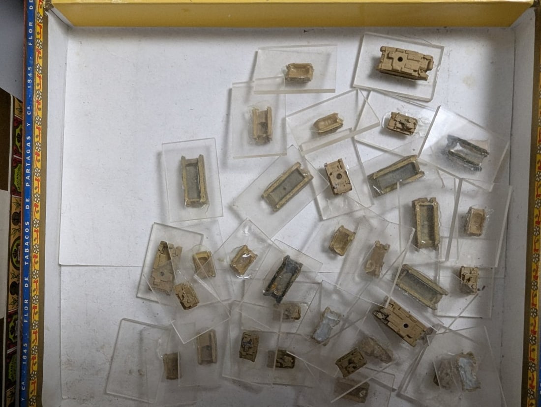 Large WWII German and Japanese Micro-Armor Miniatures Collection for Wargaming Hobbyists - 11
