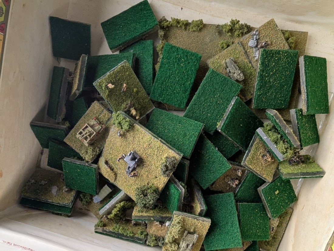 Large WWII German and Japanese Micro-Armor Miniatures Collection for Wargaming Hobbyists - 4