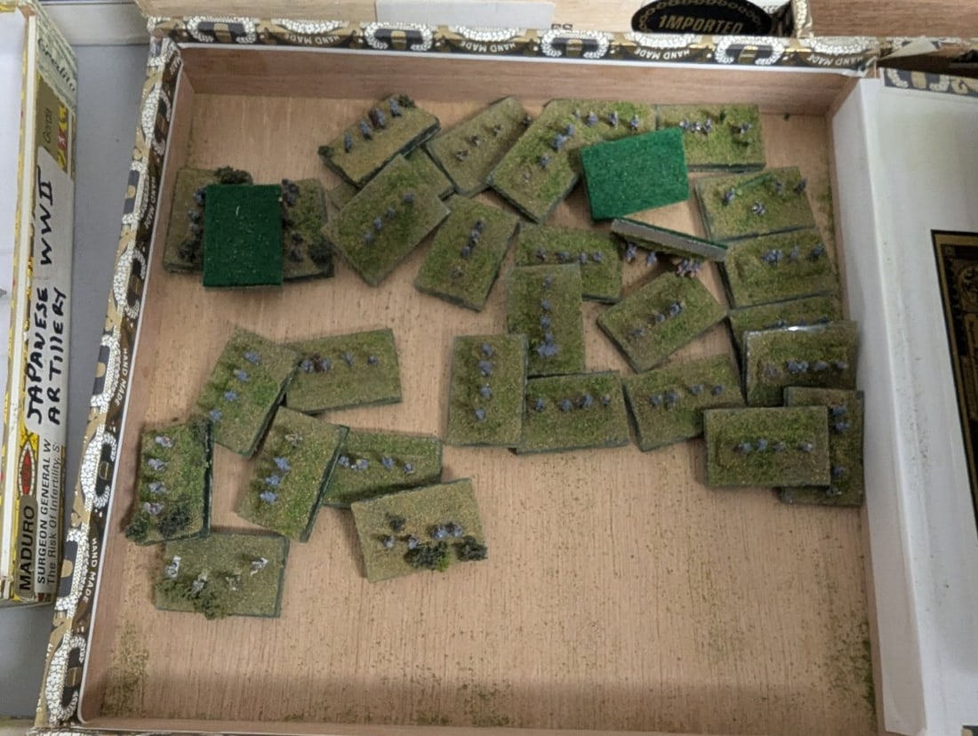 Large WWII German and Japanese Micro-Armor Miniatures Collection for Wargaming Hobbyists - 6
