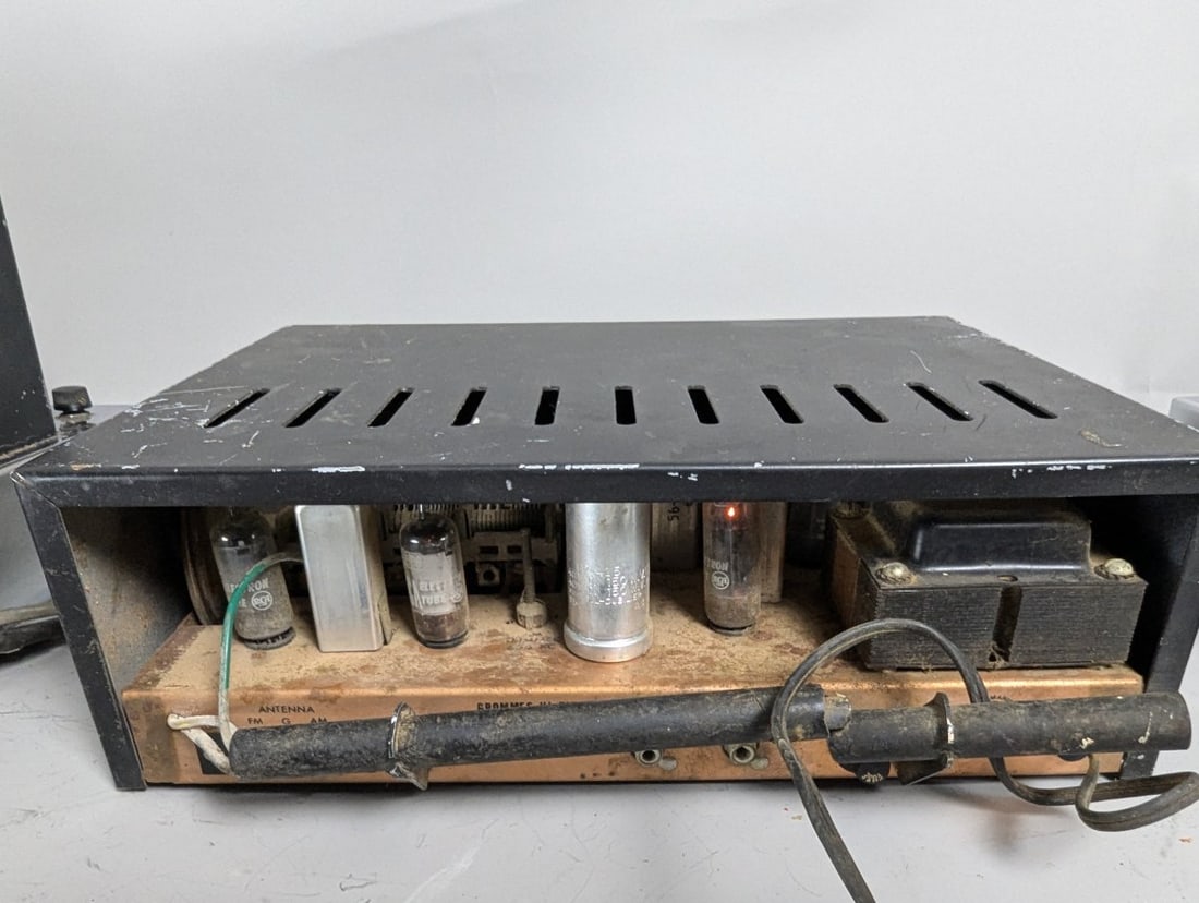 Vintage Grommes Tube Audio Set Pre-Amplifier Power Amplifier Tuner Hi-Fi System - 12