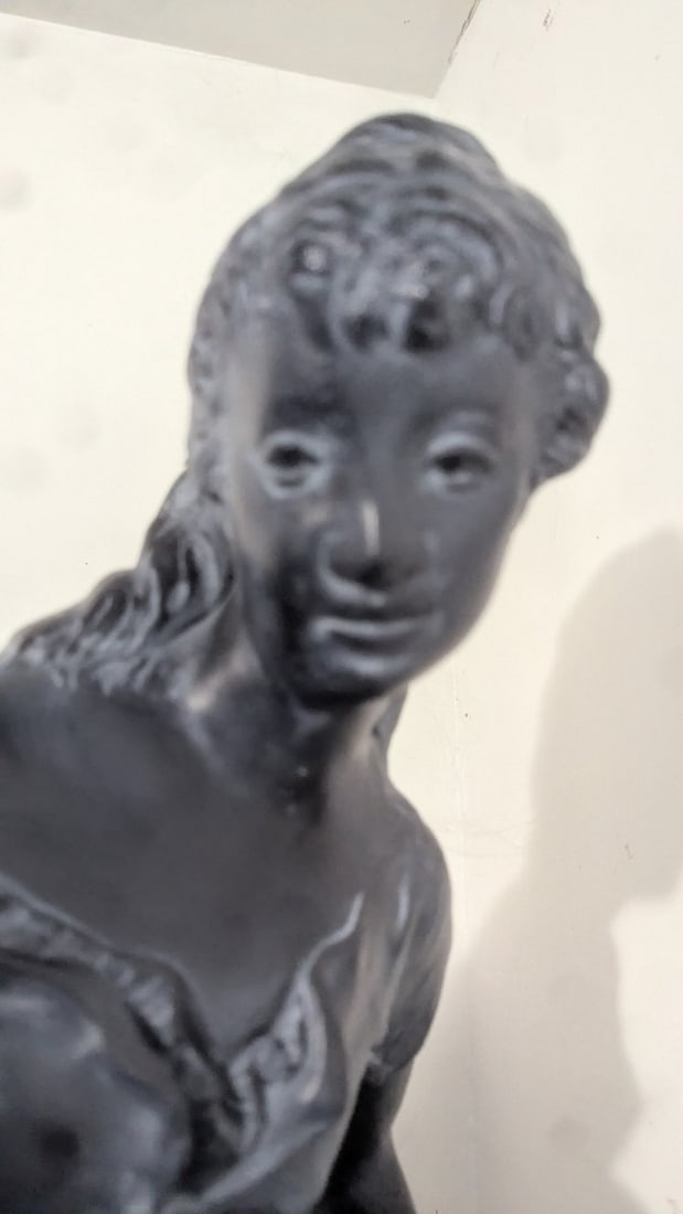 Vintage 1978 Continental Studios Mother and Children Decorative Plaster Statue - 11