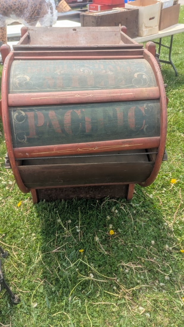 Antique Kenosha Fanning Mill Co Pacific Double Shake Mill Vintage Farm Decor - 2