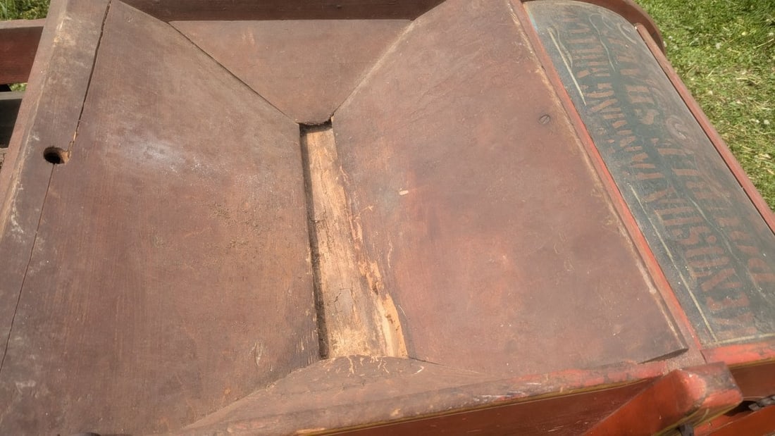 Antique Kenosha Fanning Mill Co Pacific Double Shake Mill Vintage Farm Decor - 7