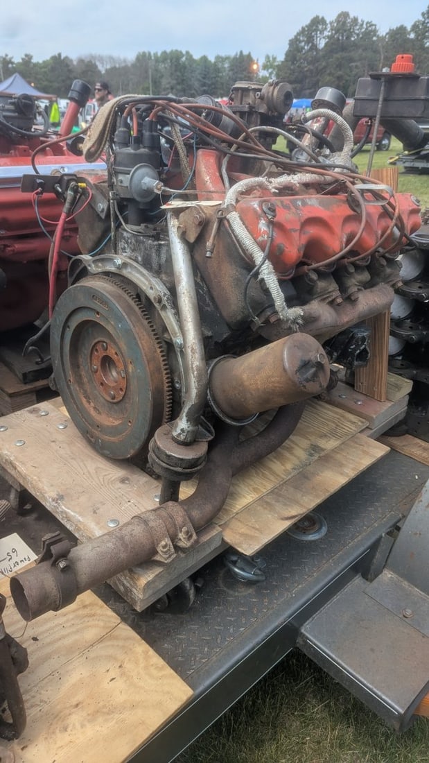 1955 Chrysler Windsor 301 C.I. Poly V8 Engine Complete Turnkey Runs (1 of 6)