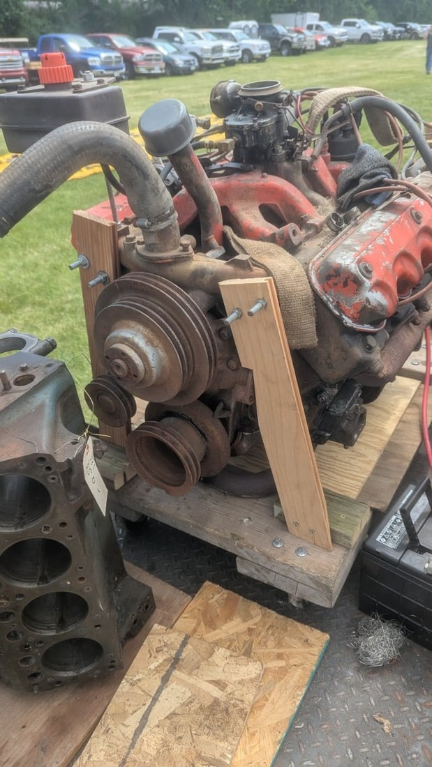 1955 Chrysler Windsor 301 C.I. Poly V8 Engine Complete Turnkey Runs - 3