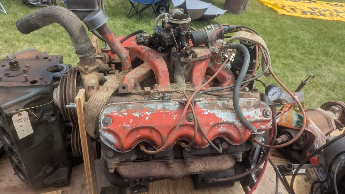 1955 Chrysler Windsor 301 C.I. Poly V8 Engine Complete Turnkey Runs - 4