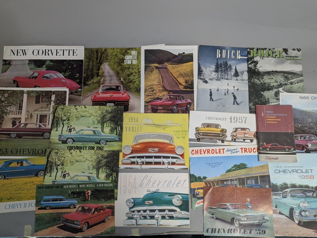 Vintage 1950s-1960s General Motors Automotive Brochures Manuals Collection (1 of 6)