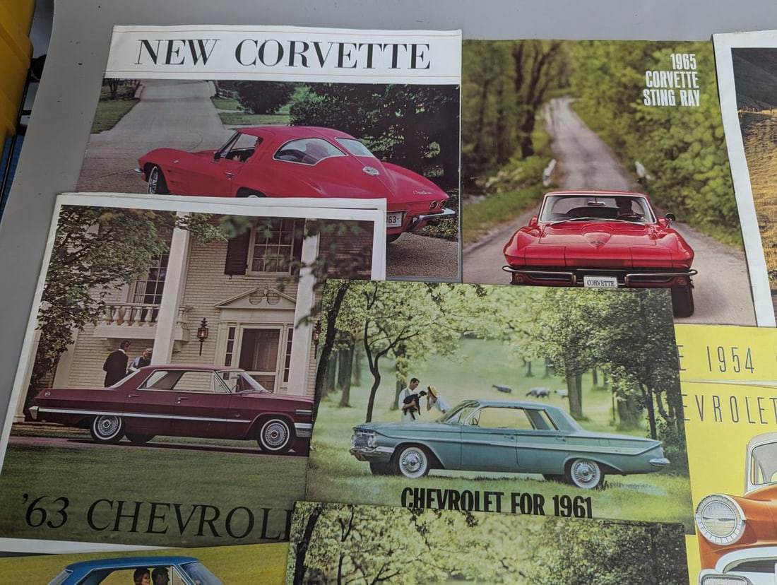 Vintage 1950s-1960s General Motors Automotive Brochures Manuals Collection - 2