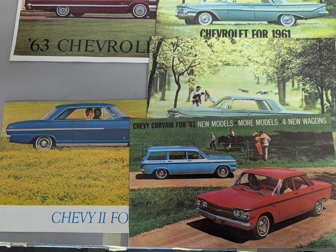 Vintage 1950s-1960s General Motors Automotive Brochures Manuals Collection - 3