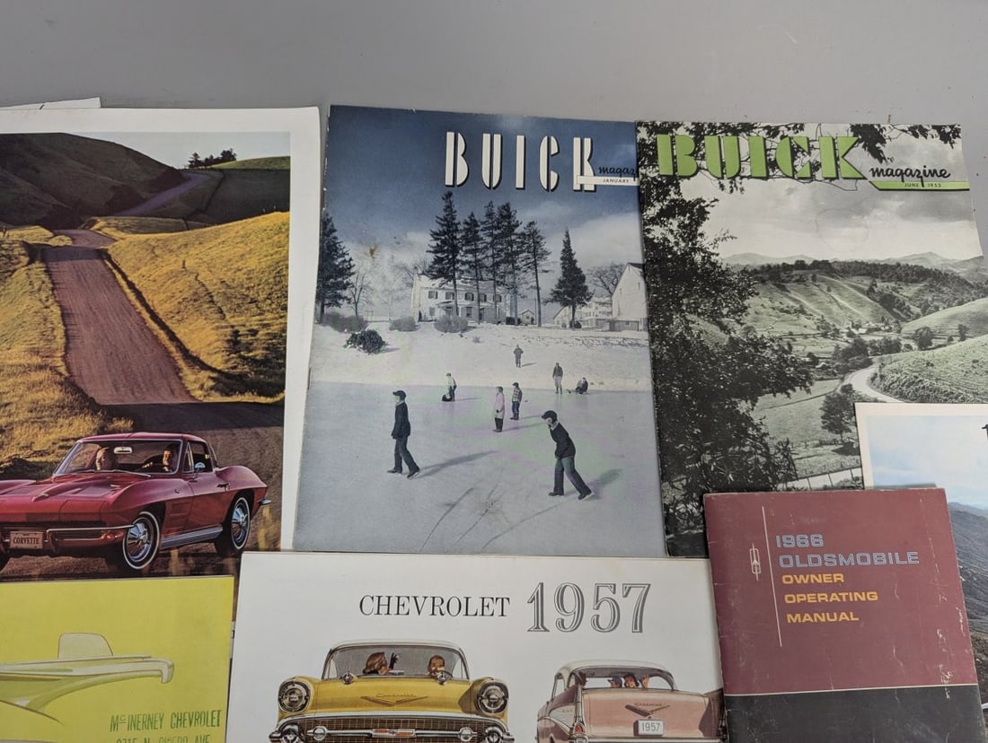 Vintage 1950s-1960s General Motors Automotive Brochures Manuals Collection - 4