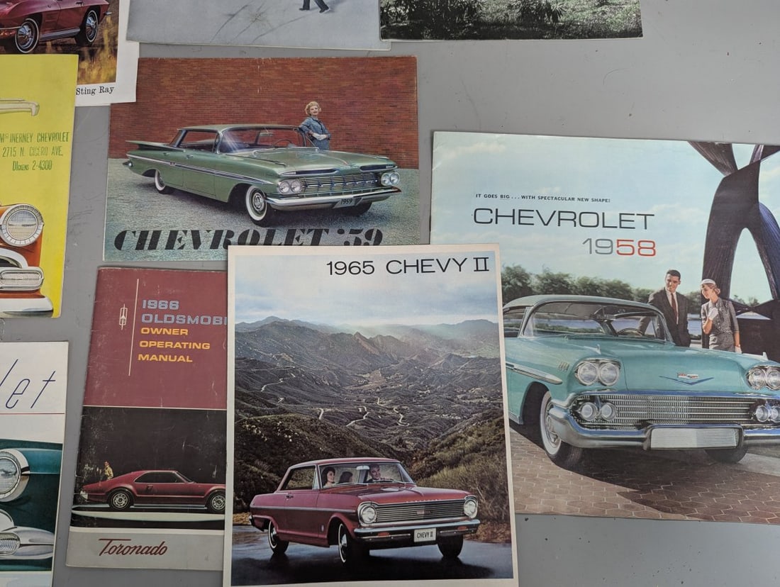 Vintage 1950s-1960s General Motors Automotive Brochures Manuals Collection - 6