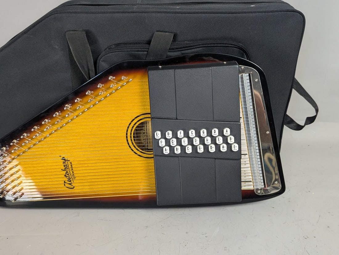 Oscar Schmidt OS15B Autoharp with Gig Bag - Classic Musical Instrument Set - 3