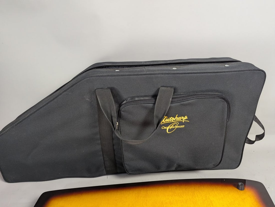 Oscar Schmidt OS15B Autoharp with Gig Bag - Classic Musical Instrument Set - 6