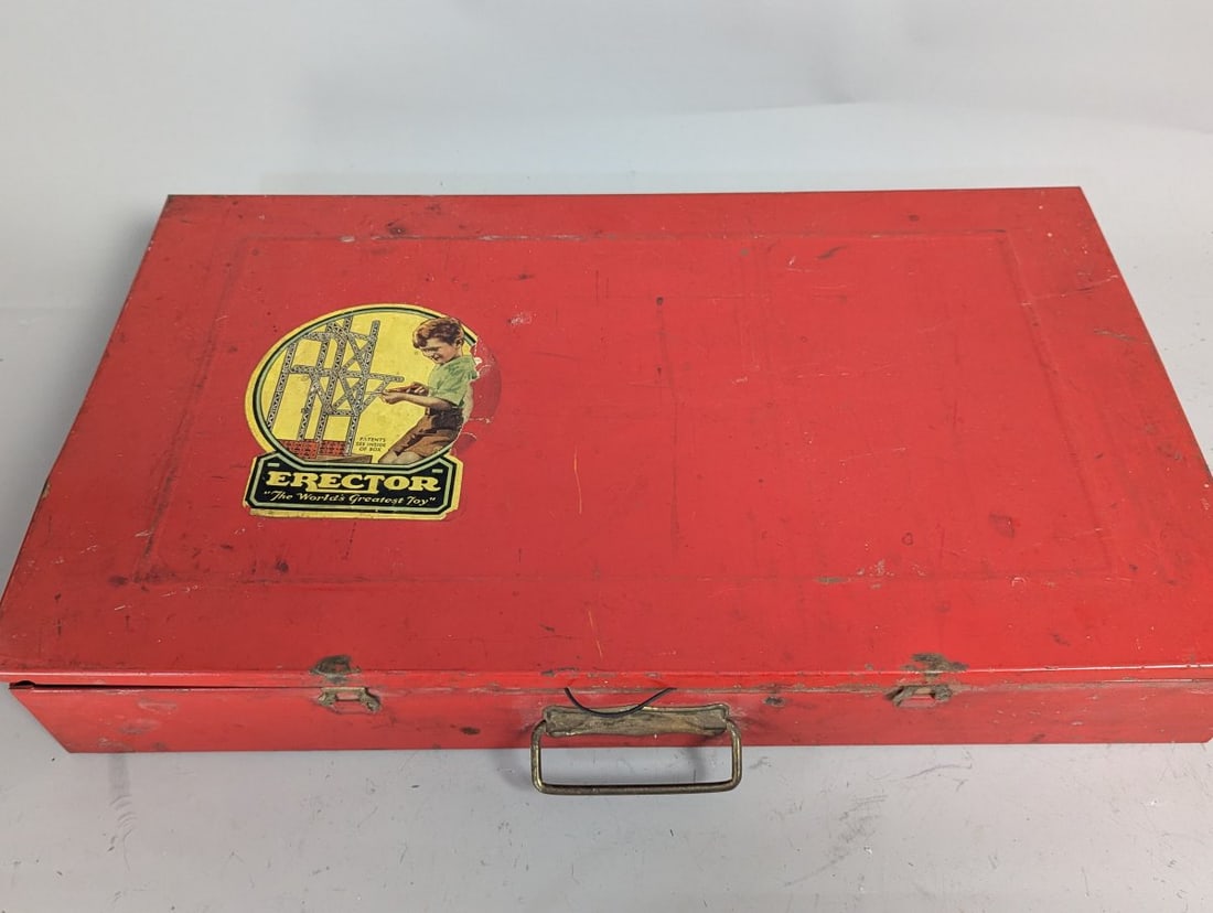 Vintage AC Gilbert Erector Set No 9Â½ All-Electric Automotive Set Original Case - 8