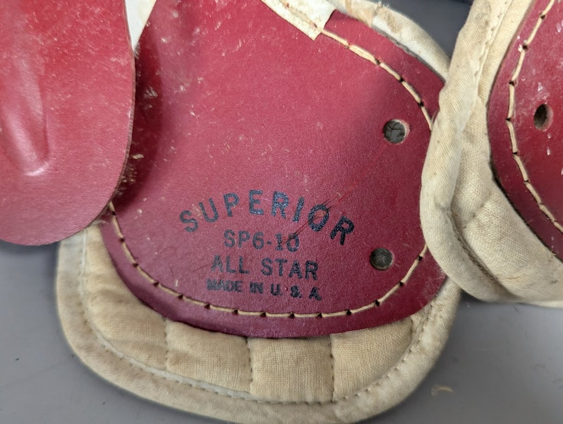 Vintage Football Shoulder Pads Set by Marietta and Superior - Adult and Child Sizes - 4
