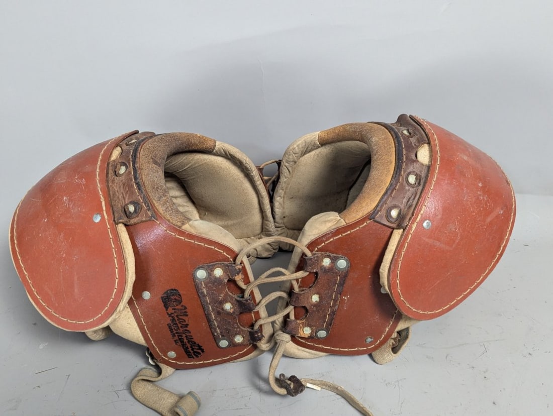 Vintage Football Shoulder Pads Set by Marietta and Superior - Adult and Child Sizes - 5