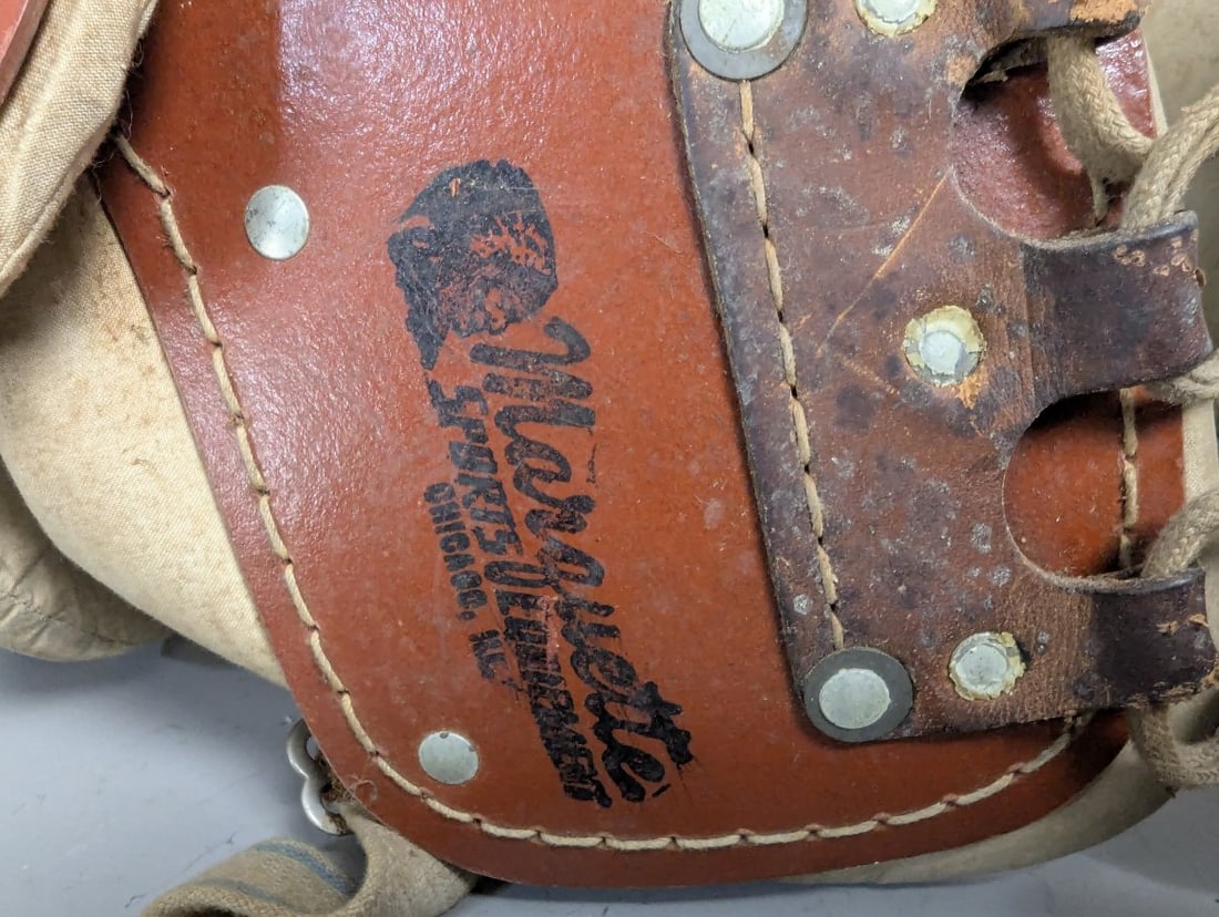 Vintage Football Shoulder Pads Set by Marietta and Superior - Adult and Child Sizes - 6