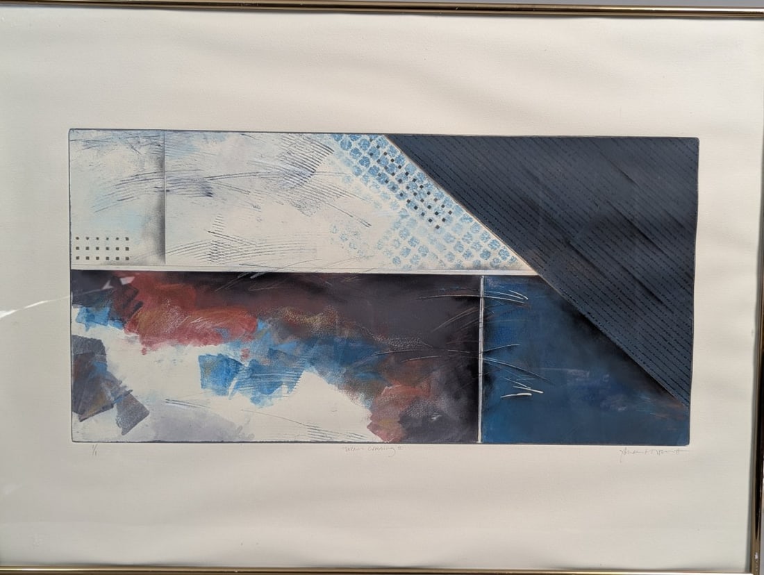 Jonde Northcutt Dream Crossing II Unique Color Etching Framed Art Collectible - 2
