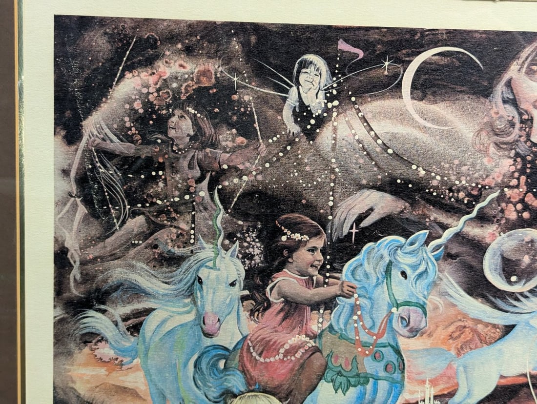 Larry N. Whittell Carousel of Life Artist's Proof Print 1979 Framed Art - 3