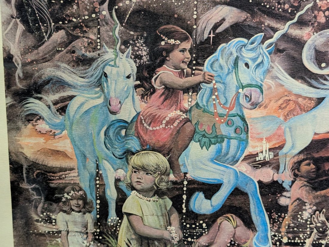 Larry N. Whittell Carousel of Life Artist's Proof Print 1979 Framed Art - 5