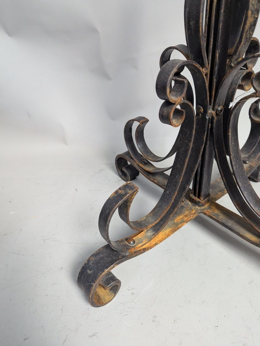 Vintage Wrought Iron 5-Light Candelabra Elegant Gothic Centerpiece for Home Decor - 6