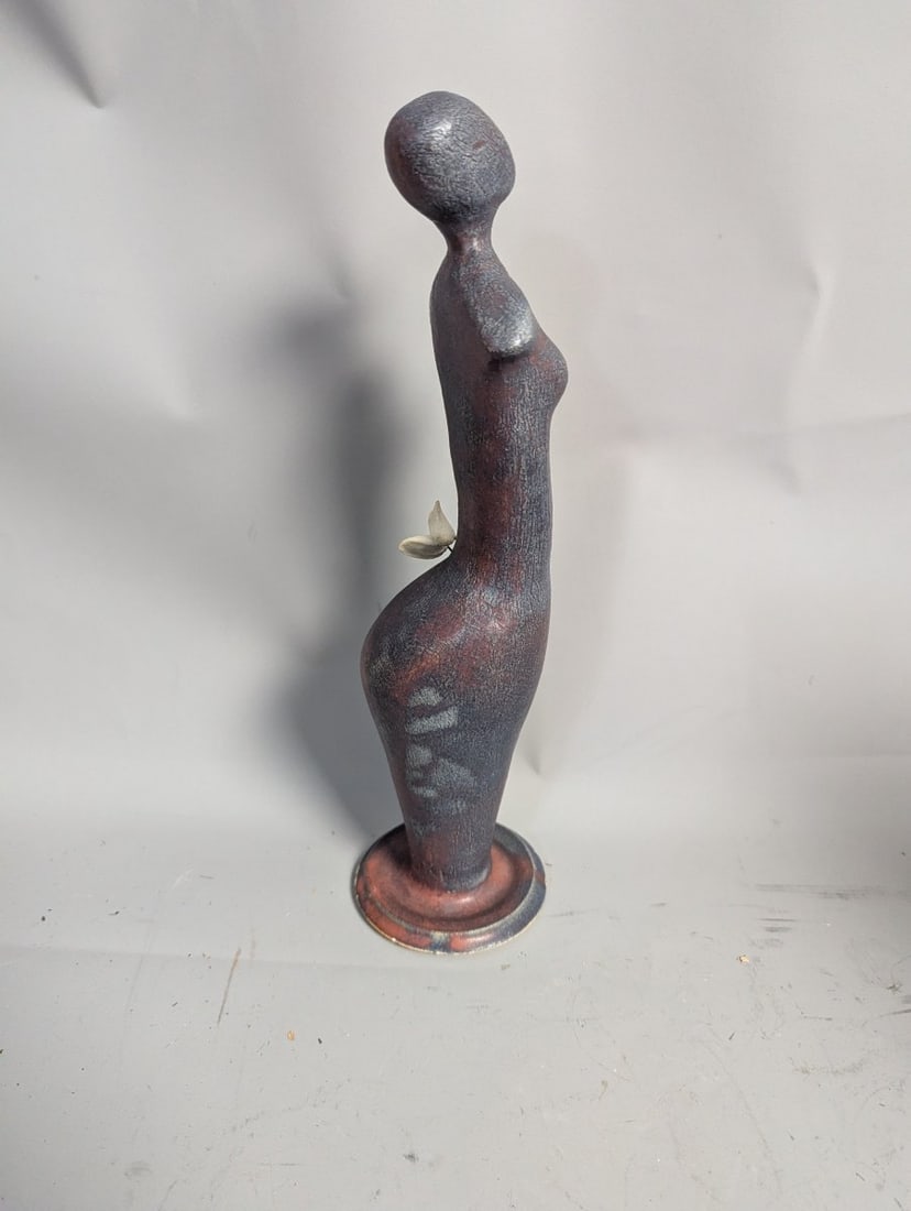 Modernist Abstract Female Torso Sculpture Unique Studio Art Decorative Piece - 7