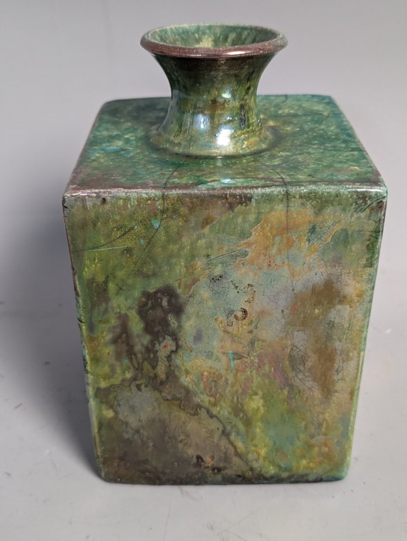 George England Crowan Pottery Studio Vase Mid-Century Modern Art Pottery Collectible - 4