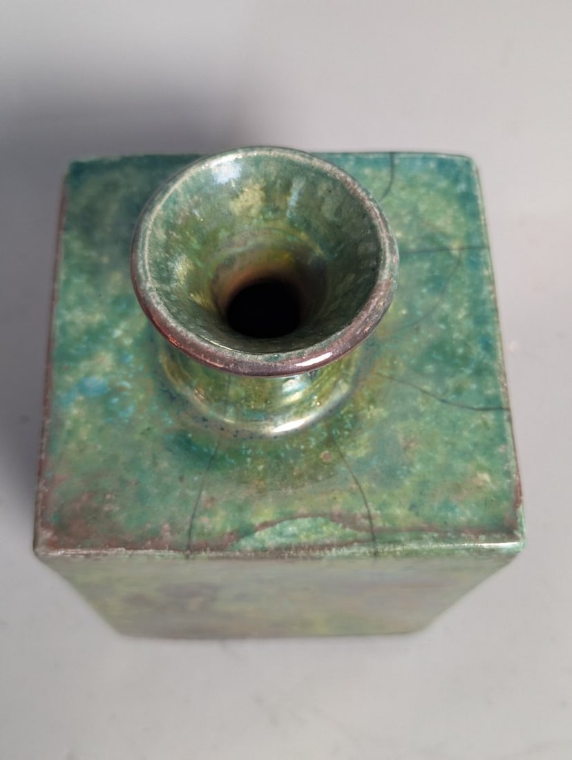 George England Crowan Pottery Studio Vase Mid-Century Modern Art Pottery Collectible - 5
