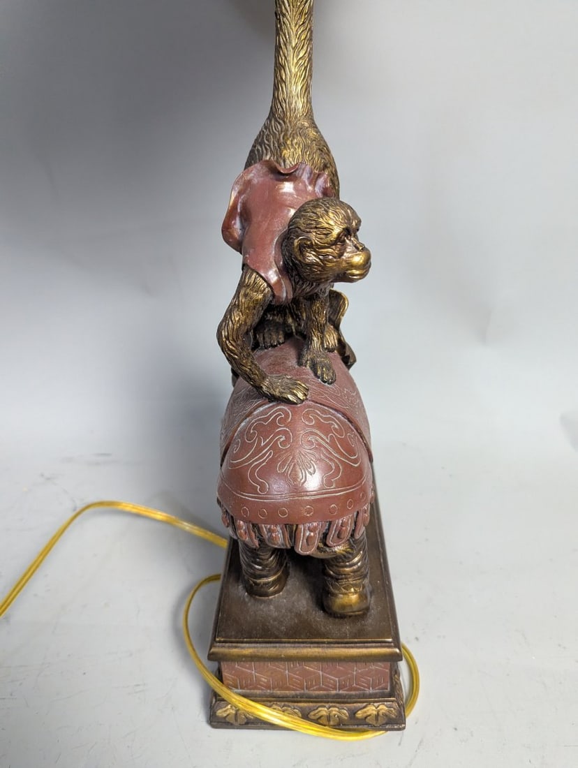 Uttermost Samir Elephant and Monkey Table Lamp Unique Home Decor Accent Piece - 5