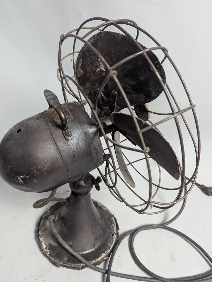 Vintage Emerson Electric Desk Fan Type 77646-AS Collectible 12 Inch Blades Industrial Style - 6