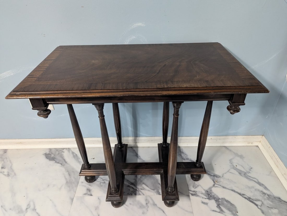 John A. Colby & Sons Jacobean Revival Console Table Antique Beautiful Design (1 of 8)
