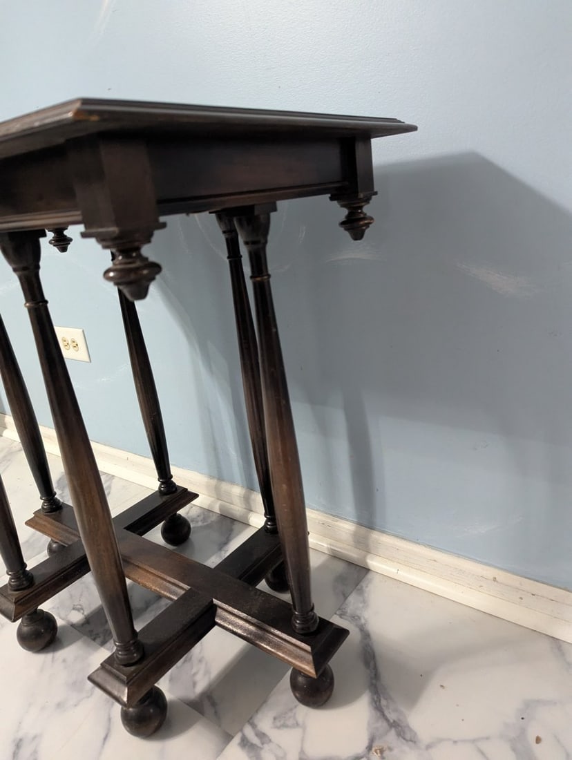 John A. Colby & Sons Jacobean Revival Console Table Antique Beautiful Design - 4
