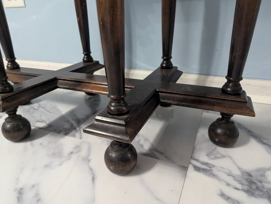 John A. Colby & Sons Jacobean Revival Console Table Antique Beautiful Design - 5