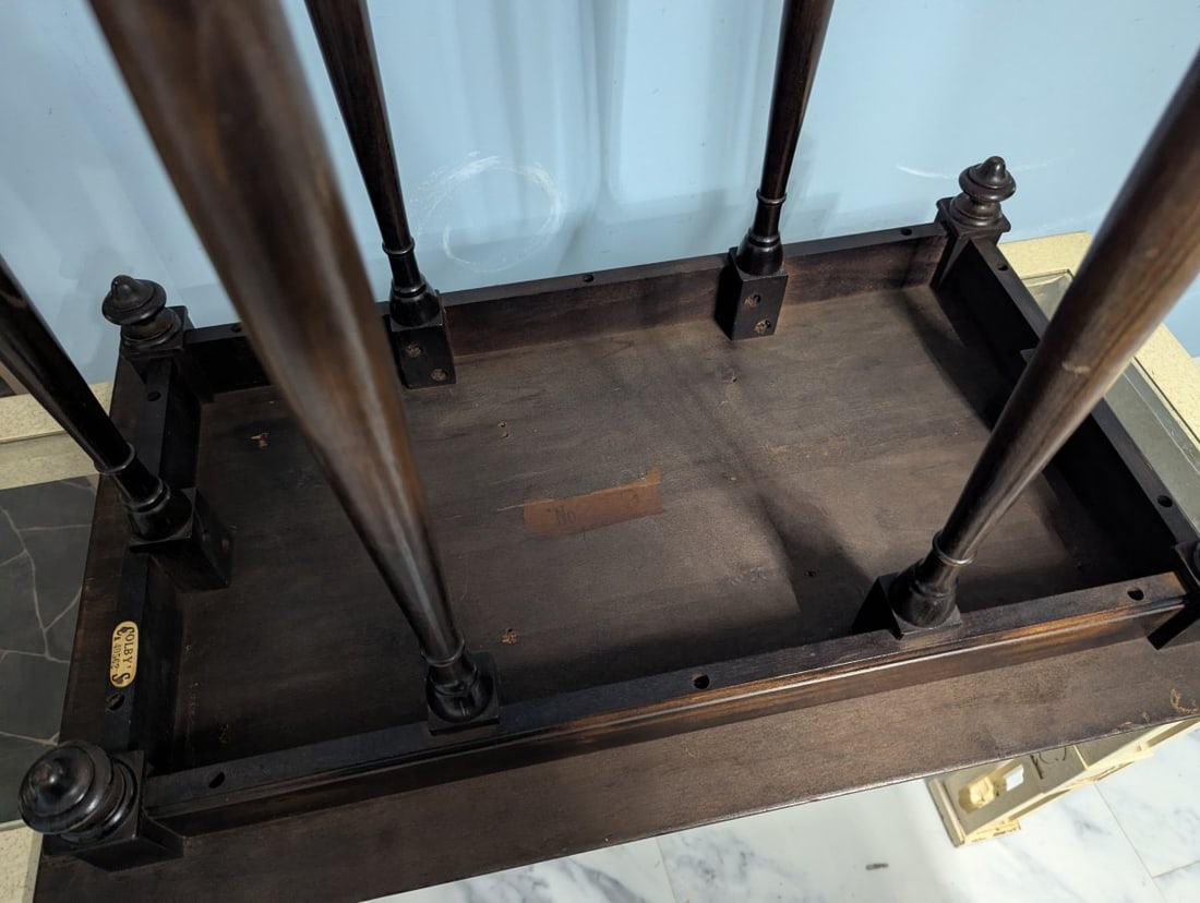 John A. Colby & Sons Jacobean Revival Console Table Antique Beautiful Design - 7